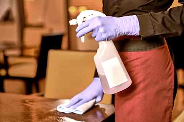 planilla de limpieza y desinfeccion en restaurantes​
